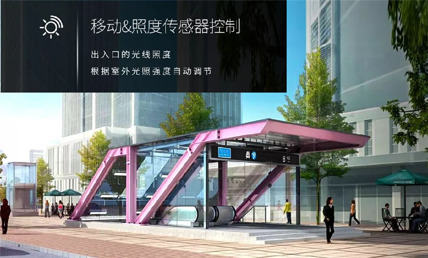車(chē)站應(yīng)用移動(dòng)&照度傳感器