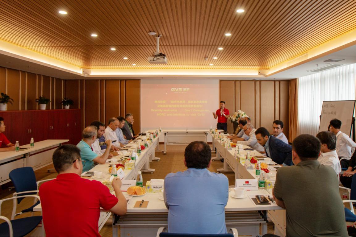 伊朗人才管理及能力發(fā)展研修班代表團蒞臨GVS視聲參觀考察